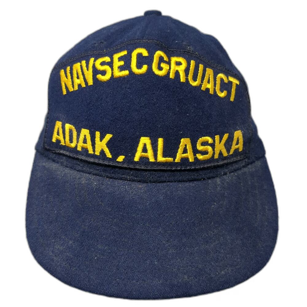 Northstar 5 Panel Blue OSFM Snapback USA Naval Security Group Adak Alaska Hat